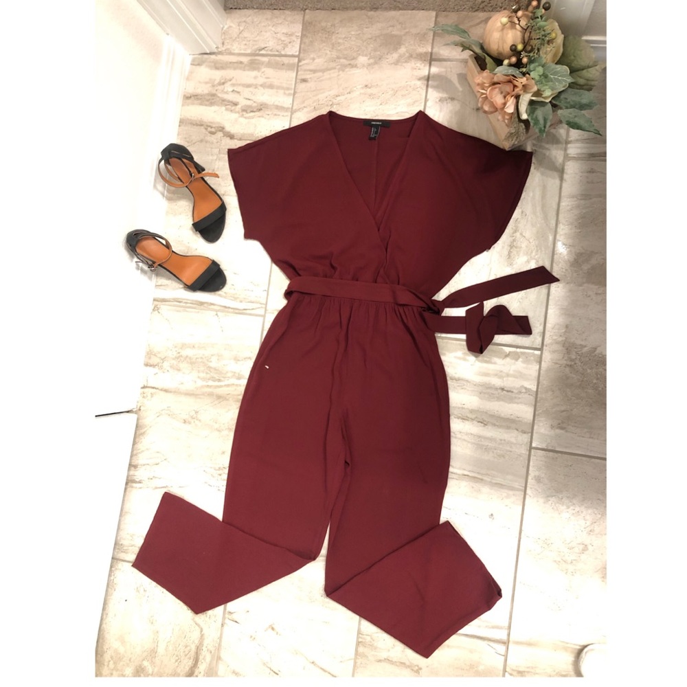 Burgundy Jumpsuit
